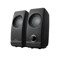 Altavoces trust remo 2.0 potencia maxima 16 w control volumen conexion usb 2.0 jack 3.5 mm color negro