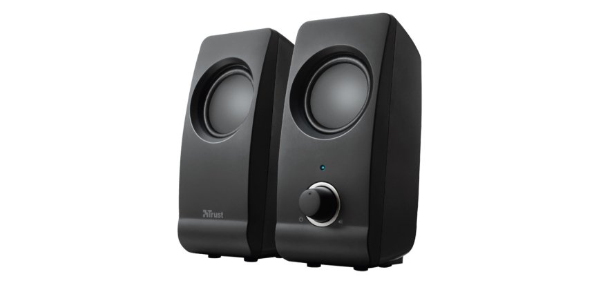 Altavoces trust remo 2.0 potencia maxima 16 w control volumen conexion usb 2.0 jack 3.5 mm color negro