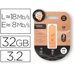 Memoria usb Tech One Tech Ecotech biodegradable 32 gb usb 3.2