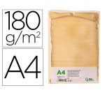 Papel pergamino liderpapel din a4 diploma 180 gr paquete de 50 hojas