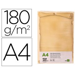Papel pergamino liderpapel din a4 diploma 180 gr paquete de 50 hojas