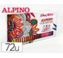 Rotulador alpino dual artist doble punta color experience estuche de 72 unidades colores surtidos