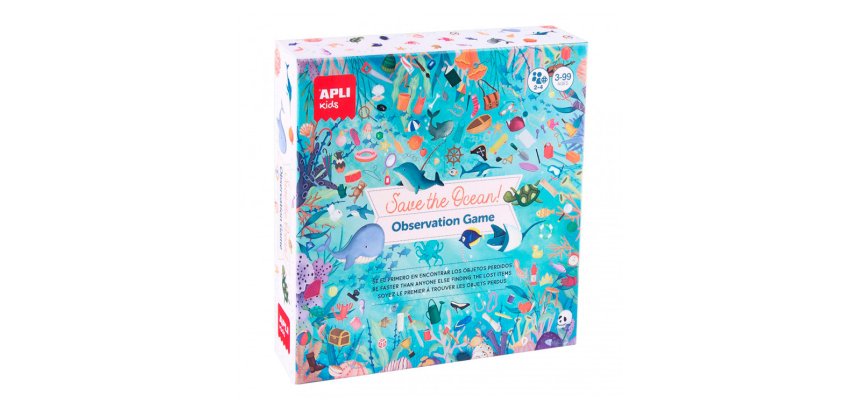 Juego apli didactico observacion salvar el oceano