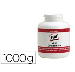 Pegamento cola vinilica pritt blanca bote de 1000 gr