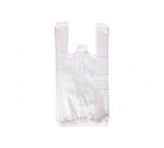 Bolsa camiseta reciclada 70% blanca 50 mc 35x50 cm apta legislacion de bolsas 2021