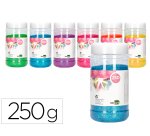 Purpurina liderpapel fantasia colores metalicos pasteles surtidos bote de 250 gr