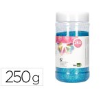 Purpurina liderpapel fantasia color metalico azul pastel bote de 250 gr