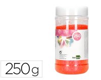 Purpurina liderpapel fantasia color metalico naranja pastel bote de 250 gr