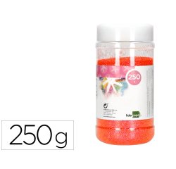 Purpurina liderpapel fantasia color metalico naranja pastel bote de 250 gr
