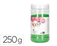 Purpurina liderpapel fantasia color metalico verde pastel bote de 250 gr