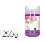 Purpurina liderpapel fantasia color metalico violeta pastel bote de 250 gr