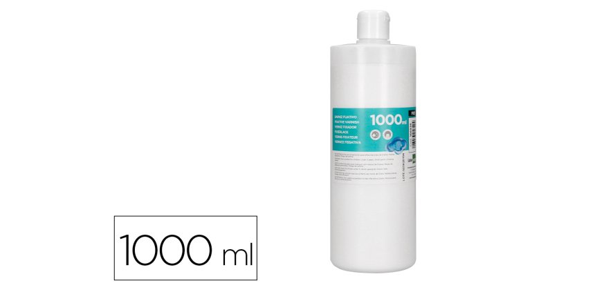 Barniz fijativo liderpapel acabado brillante bote de 1000 ml