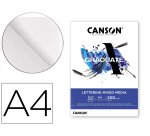 Bloc dibujo multitecnicas canson graduate lettering mixed media 210x297 mm cm 20 hojas 200 gr/m2