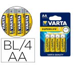 Pila varta salina superlife aa tipo r-06 blister de 4 unidades