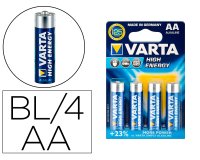 Pilas AA LR06 Varta longlife Power - Blister de 4