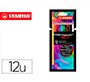 Lapices de colores stabilo aquacolor arty line acuarelables estuche de carton de 12 unidades colores