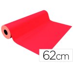 Papel de regalo basika metalizado rojo bobina ancho 62 cm longitud 80 m