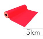Papel de regalo basika metalizado rojo bobina ancho 31 cm longitud 80 m