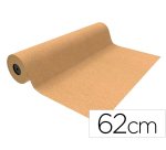 Papel de regalo basika kraft liso ancho 62 cm longitud 80 m