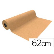 Papel de regalo basika kraft liso ancho 62 cm longitud 80 m