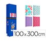 Papel de regalo basika todo año rollo ancho 1 m longitud 3 m modelos surtidos gramaje 50 g