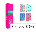 Papel de regalo basika infantil rollo ancho 1 m longitud 3 m diseños surtidos