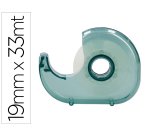 Miniportarrollo liderpapel ecouse 100% plastico reciclado para cinta de 33 mt x 19 mm