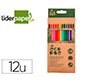 Lápices de colores Liderpapel Ecouse caja de 12 unidades colores surtidos