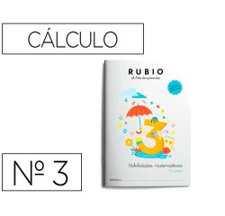Cuaderno rubio habilidades matematicas + 3 años