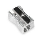 Sacapuntas q-connect metalico rectangular 1 uso