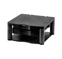Soporte fellowes para monitor plus ajustable en 5 alturas 64 mm a 165 mm hasta 36 kg color grafito 165x335x344 mm