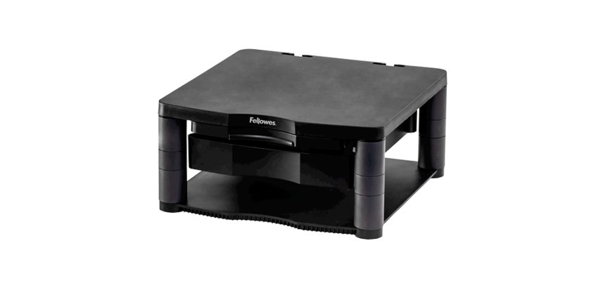 Soporte fellowes para monitor plus ajustable en 5 alturas 64 mm a 165 mm hasta 36 kg color grafito 165x335x344 mm