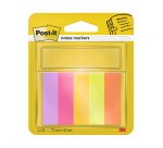 Bloc de notas adhesivas quita y pon post-it mininotas energetic colour 15 x 50 mm 50 hojas pack de 5 unidades