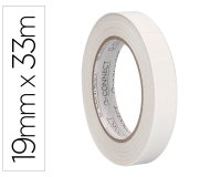 Cinta adhesiva q-connect doble cara 33 m x 19 mm