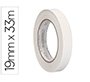 Cinta adhesiva q-connect doble cara 33 m x 19 mm