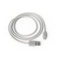 Cable groovy usb 2.0 a apple lightning longitud 1 metro color blanco