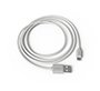 Cable groovy usb-a a micro usb longitud 1 m color blanco