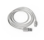 Cable groovy usb 2.0 a apple lightning longitud de cable 2 m color blanco