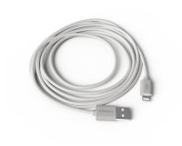 Cable groovy usb 2.0 a apple lightning longitud de cable 2 metros color blanco