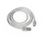Cable groovy usb-a a micro usb longitud 2 m color blanco