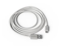 Cable groovy usb-a a micro usb longitud 2 mt color blanco