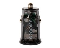 Cargador de coche Groovy 2 usb gris oscuro