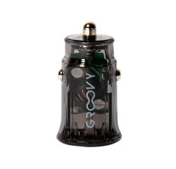 Cargador de coche Groovy 2 usb gris oscuro