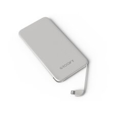 Powebank Batería portátil groovy 4000mah para dispositivos apple lightning color blanco