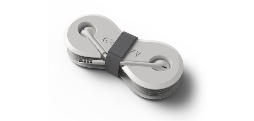 Auriculares groovy con microfono y estuche conector jack 3,5 mm color blanco