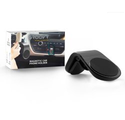 Soporte para movil groovy coche universal magnetico color gris oscuro