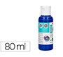 Pintura acrilica liderpapel bote de 80 ml azul ultramar