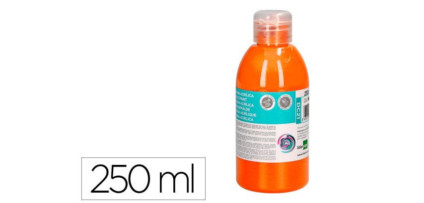 Pintura acrílica Liderpapel - Bote de 250 ml