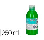 Pintura acrilica liderpapel bote de 250 ml verde