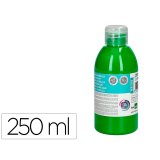 Pintura acrilica liderpapel bote de 250 ml verde